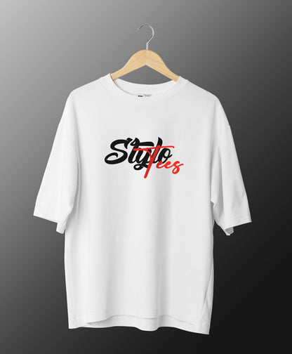 STYLO TEES Oversize White