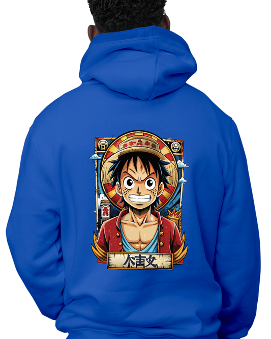 One Piece Royal Blue Hoodie