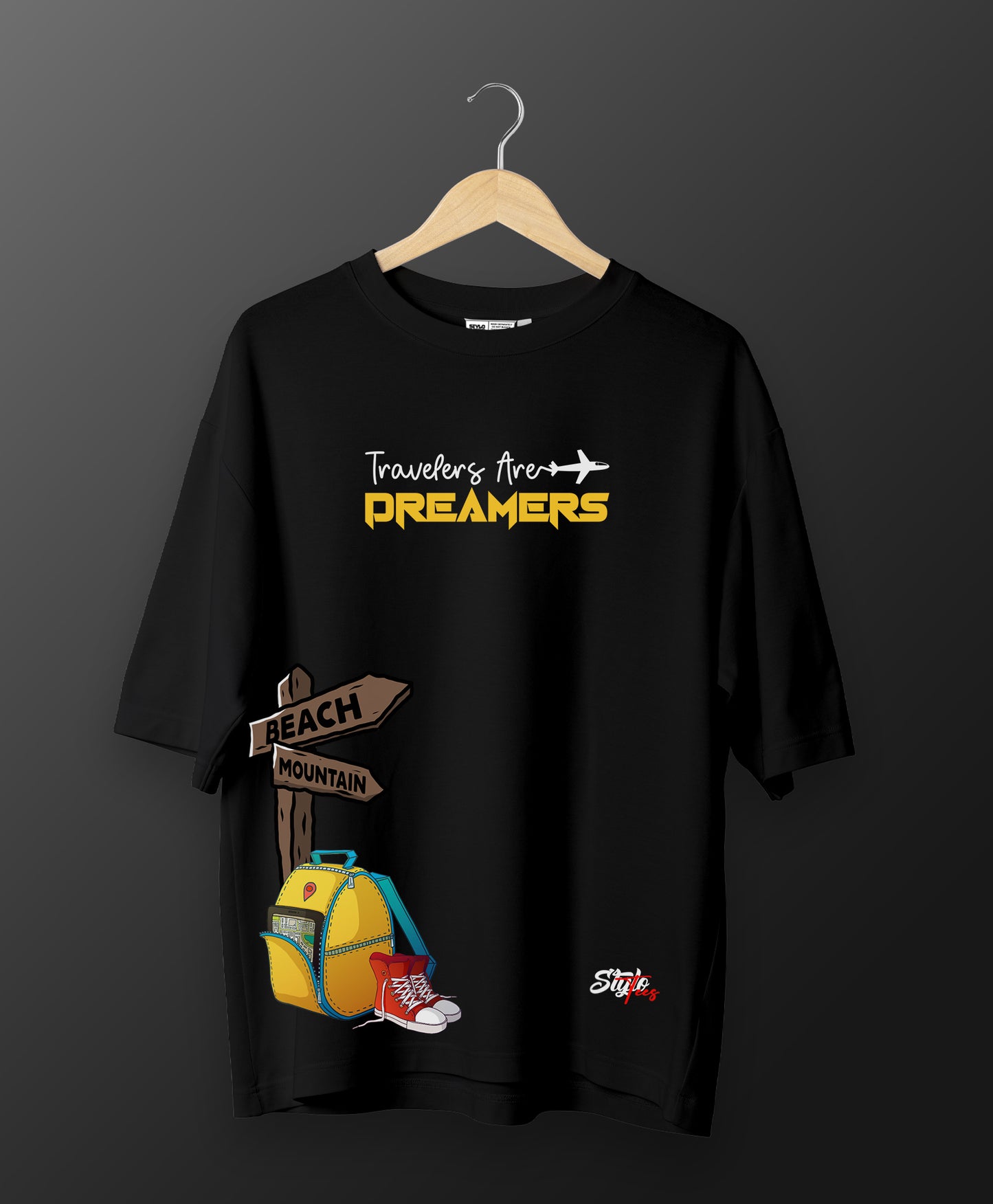 Travelers are Dreamers Unisex Oversize