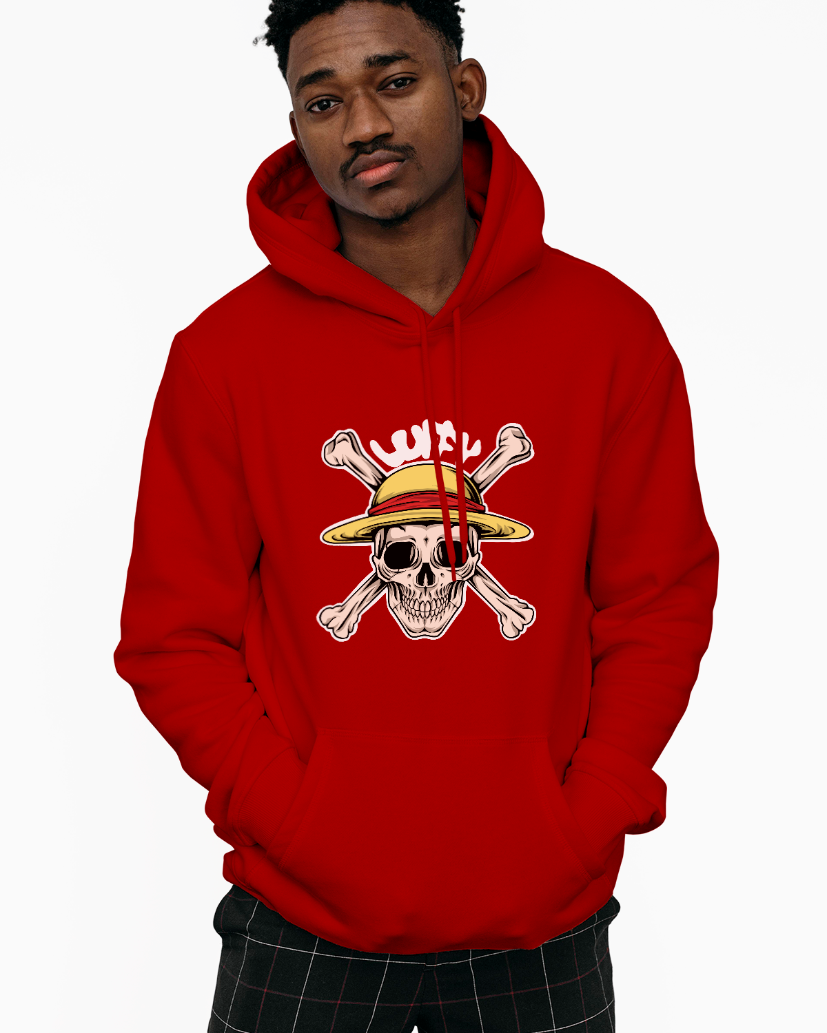 Luffy Premium Red Hoodie