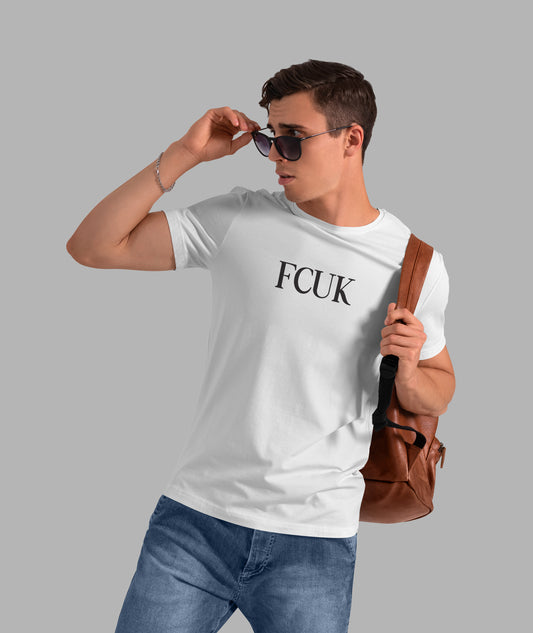 FCUK Regular Fit Round Neck