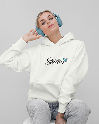 Whispers of Spring Off White Hoodie for Women