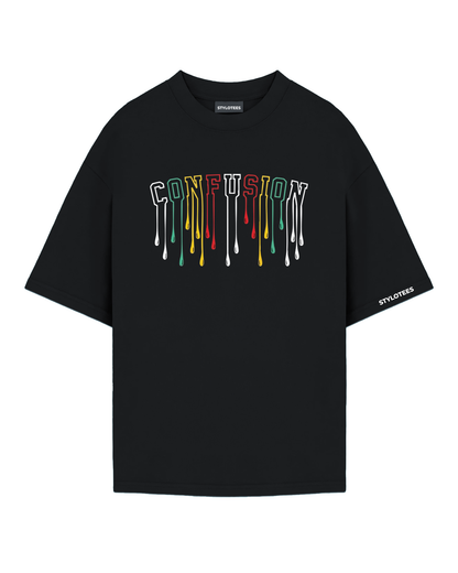 Confusion Oversize Black T-shirt