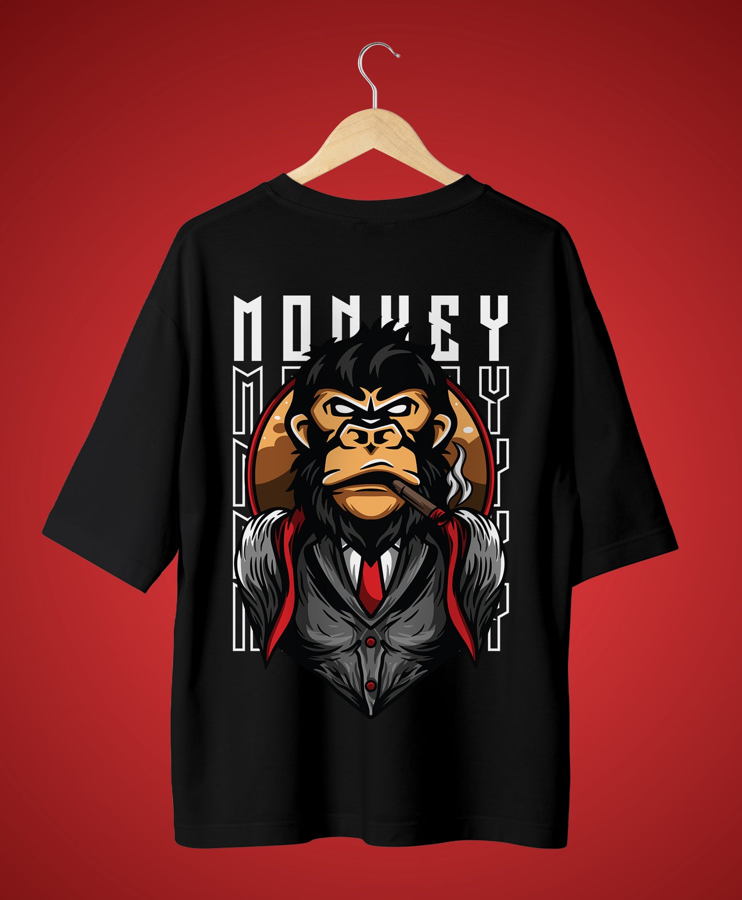 Monkey Oversize Unisex T-shirts